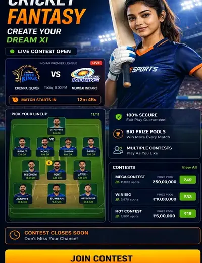 Gali (gali chart) fantasy cricket & matchday visual 3
